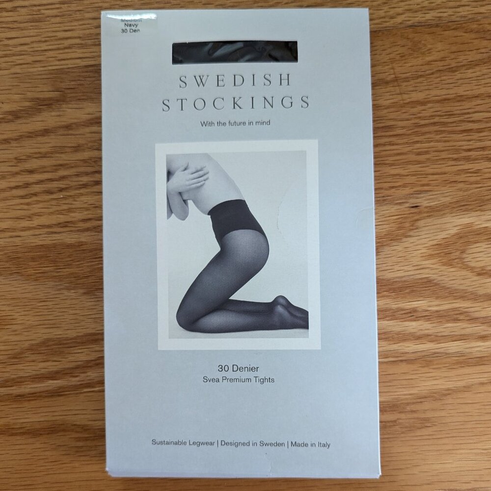 Swedish Stockings zero emissions, zero waste semi-sheer tights